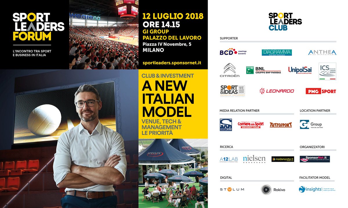 Sportium alla Summer Edition di SPORT LEADERS FORUM.

Sport Leaders Forum: le realtà di #calcio, #basket e #volley faccia a faccia per discutere i temi della #sportindustry: sviluppo e nuovi #investimenti dei club sportivi, #sostenibilità, #innovazione e #management.