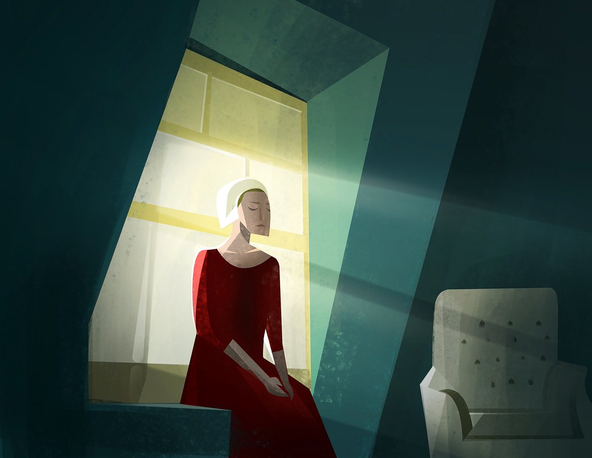Tomorrow night!!! #HandmaidsTaleSeason2 #handmaid #HandmaidTale #offred #art #artist #ArtisticTuesday #FANART