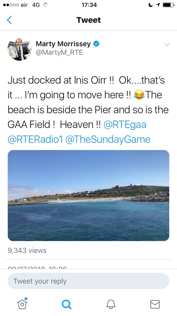 ColLaichtin's tweet photo. #martysquad Maith tú a Marty. Fáilte romhat ar ais am ar bith 👍 https://t.co/pIXZ2Gcrxx