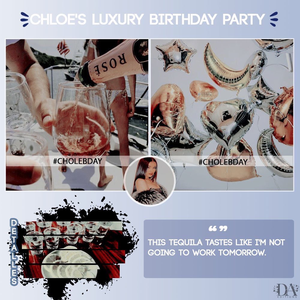 sunfIswcr's tweet photo. ᴛʜᴇ ᴡɪʟᴅᴇꜱᴛ ̲𝐩̲𝐚̲𝐫̲𝐭̲𝐲  
──── ⊰ ♡ ⊱ ────
 「  #CholeBday 」
 
  ╭ ❥ Te invito a mi fiesta de cumpleaños qué tendrá lugar en dos yates qué viajarán por el mar hasta el amanecer, con mucha música, alcohol y diversión.

Hora: 22:00 Arg / 19:00 Mex. https://t.co/TLdhAgh0Ay