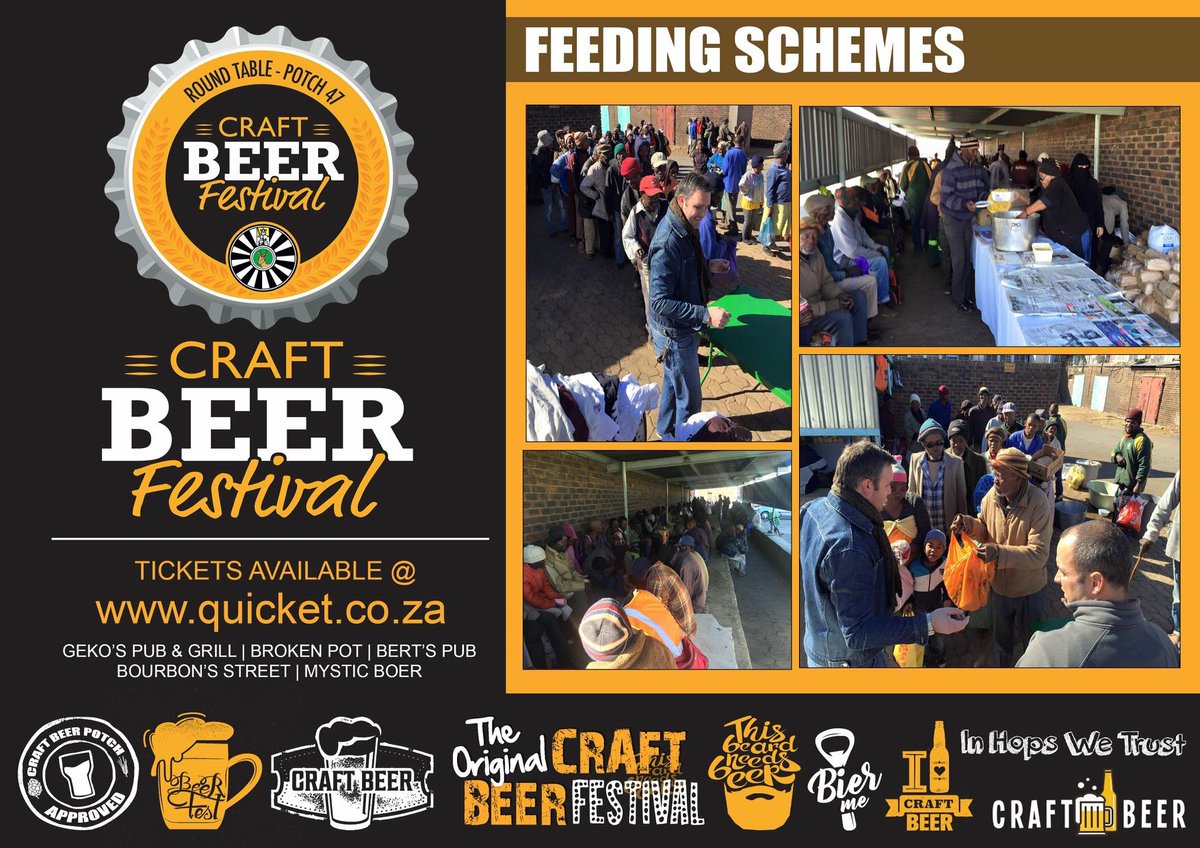 Where does your entrance go? It has been supporting 2 Feeding schemes in Potch! #SupportPotchCommunity