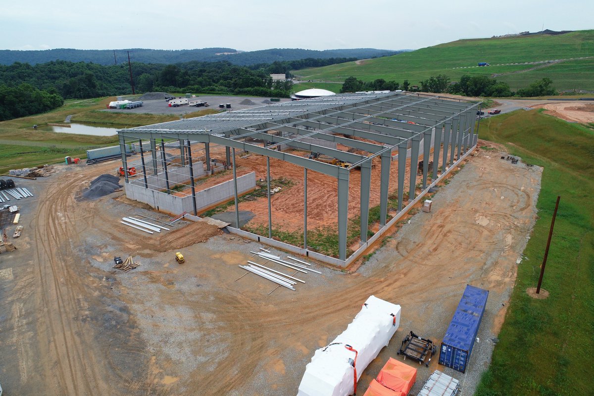 LCSWMA's tweet image. Construction of @Inashco’s Metals Recovery Facility, located next to our Frey Farm Landfill, is well underway! We anticipate project completion this fall, which will allow us to recover an additional 8K+ tons of valuable metals from ash generated at our #wastetoenergy facilities.
