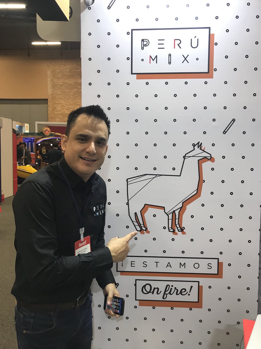 Kesher_bi's tweet photo. Acabo de conocer a @PERUMIXexpress una franquicia excepcional de comida peruana, con 12 franquicias ya vendidas! A parte son compañeros nuestros en @TINKKO ! @feriafanyf 2018 https://t.co/JBA8IrA9Nv