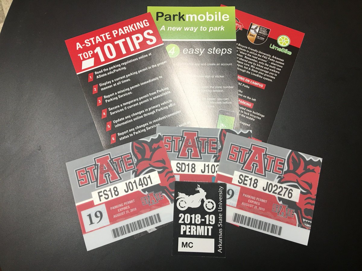 Parking permits for 2018-19 for students and faculty/staff are now available online through myCampus.  Be sure to check out all the helpful information included in the envelope when your permit is delivered by USPS.