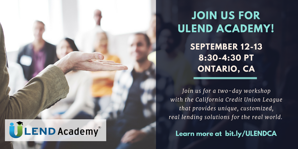 TruStage's tweet photo. #CreditUnions: Save the DATE! We're hosting #ULend Academy with @CANVleagues September 12-13! Click here to learn more and/or register: https://t.co/fpwysd854D https://t.co/8Ex9WXaSTR