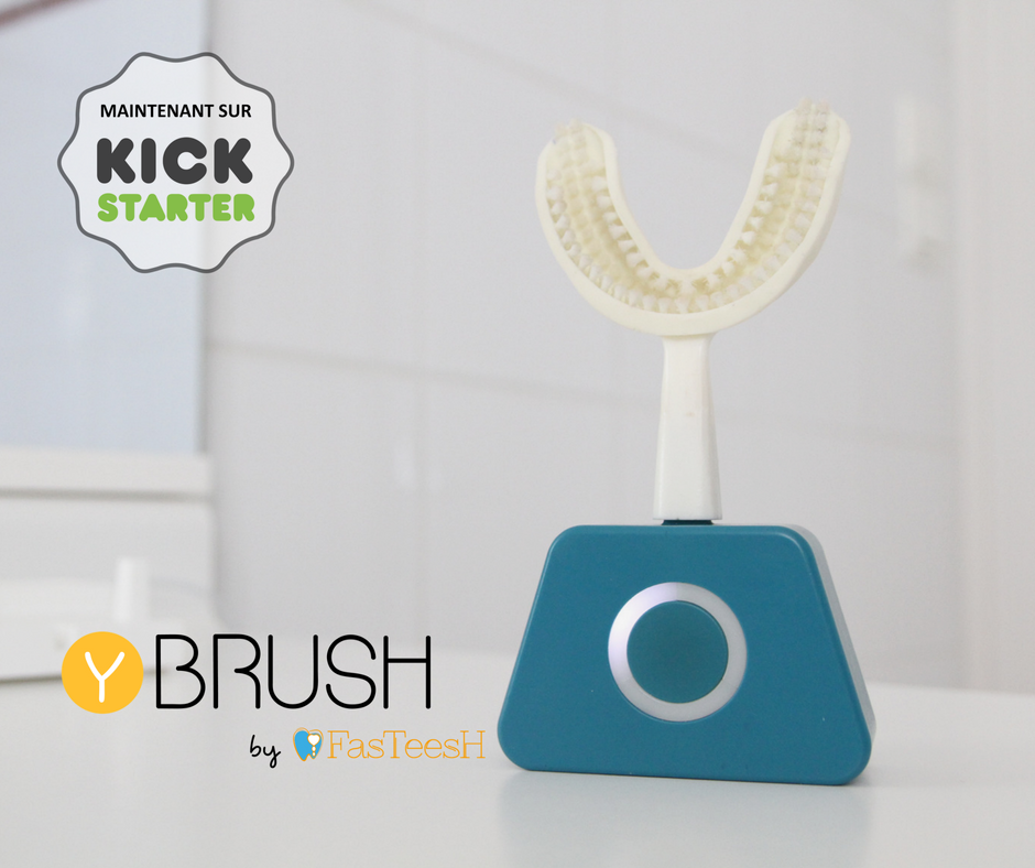 FasTeesH's tweet photo. FasTeesH vous présente le nouveau produit grand public, Y-Brush, un dispositif adapté à tous  qui permet de se brosser efficacement les dents en 10 secondes !
Pour le précommander, cliquez sur le lien suivant: https://t.co/UGlqd3ddmk
#YBrush #kickstarter #crowdfunding #innovation https://t.co/J2VPnzLDSw