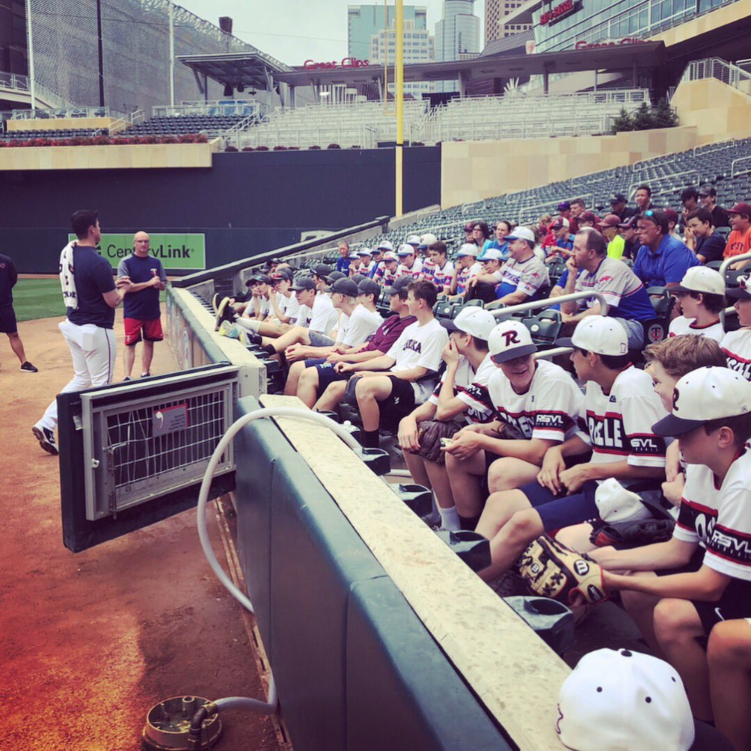 PBATS's tweet photo. The @Twins also hosted the #playcampaign today. Their athletic training staff, joined by @t_hildy, @HenrySchein and @TheTHF educated local area youth about healthy and active lifestyles! #Minneapolis #twins https://t.co/mwwdONre6e