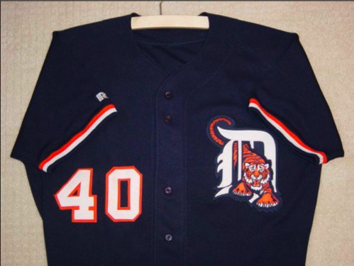 BC on X: The rarely seen Detroit Tigers alternate jersey from 1995:   / X