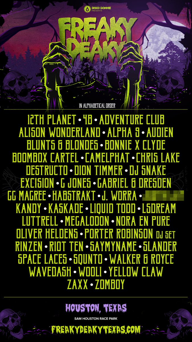 RealDiscoDonnie's tweet photo. <Drum Roll Please>. Ladies and Gentlemen without further ado I present to you YOUR @getfreakydeaky Texas 2019 line up @DDPWorldwide #FreakyDeakyTX
🔥🔥🔥🔥🔥🔥🔥🔥🔥🔥🔥🔥 https://t.co/kzIEk3G56d
