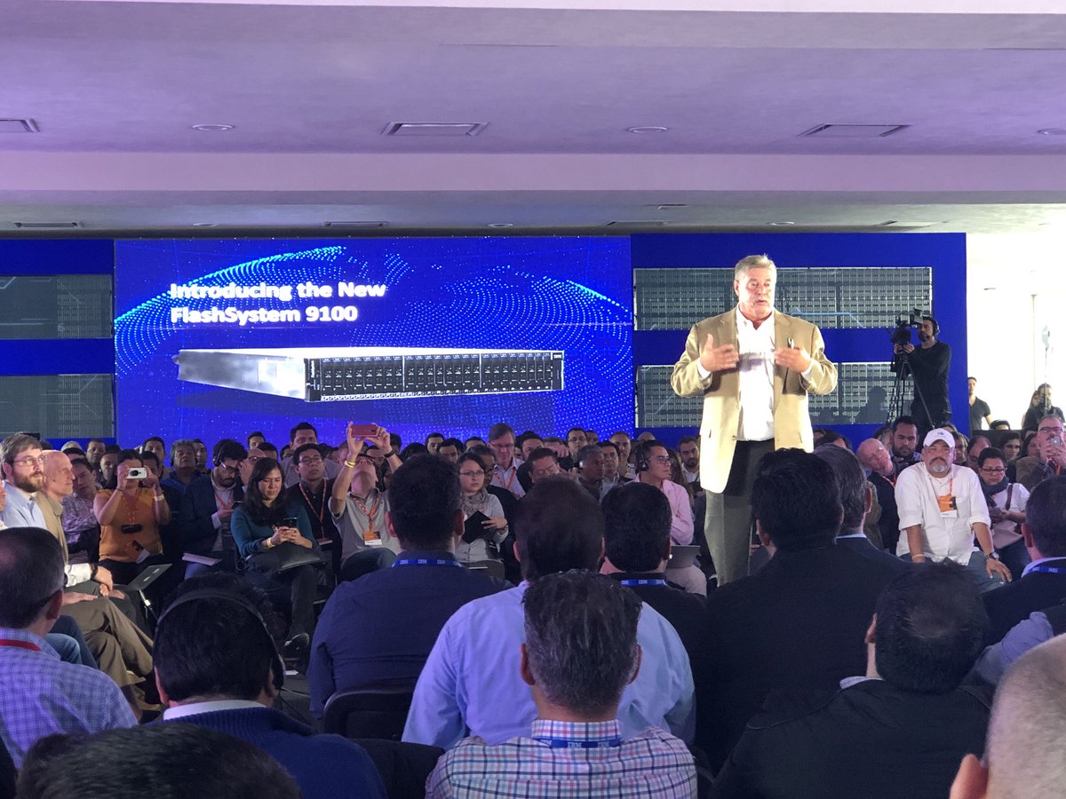 Introducing the New IBM FlashSystem 9100 #IBMFlashmx #JourneytoMultiCloud <a href="/zoginstor/">Eric Herzog</a>