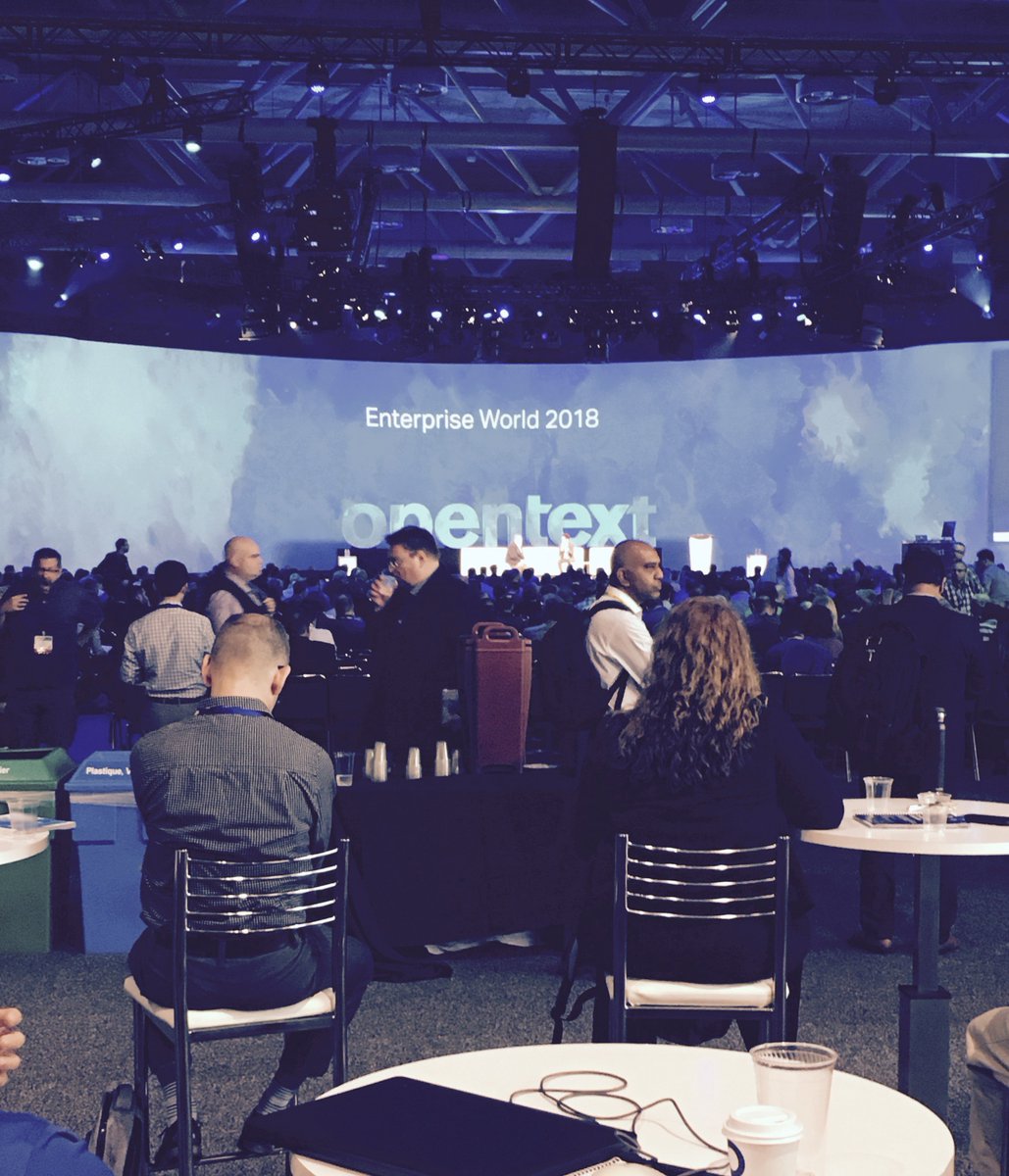 Day 1 <a href="/OpenText/">OpenText</a> Enterprise World 2018 is underway! Stop by Cogniva's Pod (921) to learn about our C3 Information Governance Suite #OTEW #C3 #InfoGov