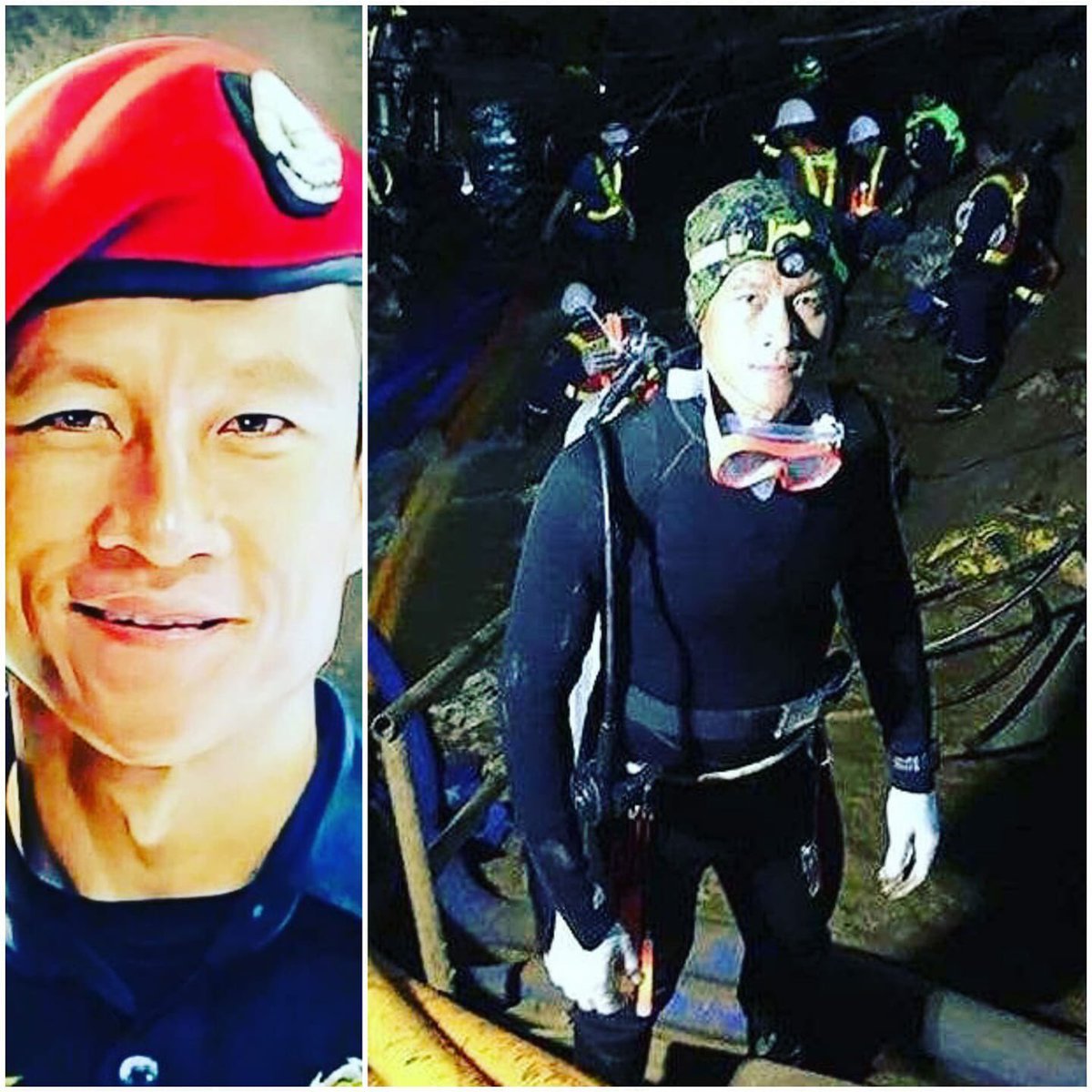 Remembering Saman Gunan, the Navy Seal who died making sure that the children had enough oxygen to make today's rescue possible. This was the ultimate sacrifice. What an incredibly brave man.