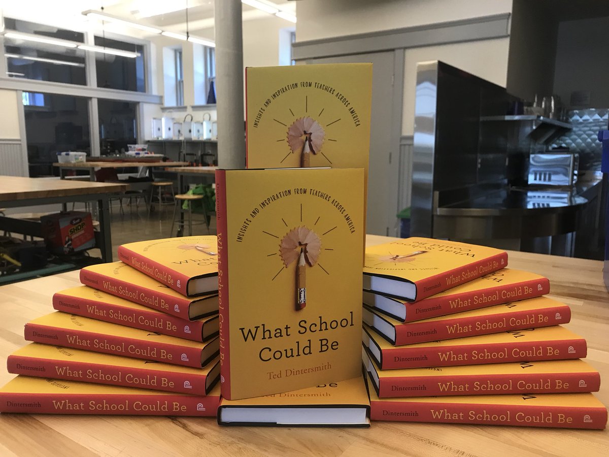 Excited enough by #WhatSchoolsCouldBe by Ted @Dintersmith to buy a copy for every administrator at @PerkiomenSchool ! He defines a movement that we embrace & needs to revolutionize education. #EducationEvolved #Innovation #Entrepreneurship