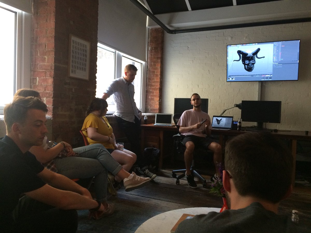 AnimationNorth's tweet photo. The day after graduating the animation students hit london to check out time based arts in and the mill https://t.co/IFmmEhiqGs
