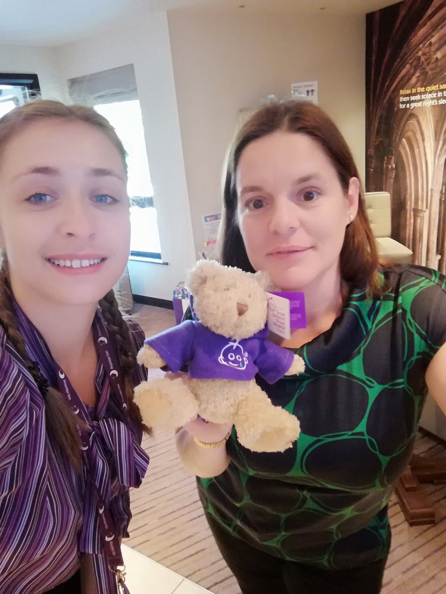 My welcome to the Twitter world with Bernard and Rox at Chippenham Premier Inn. X