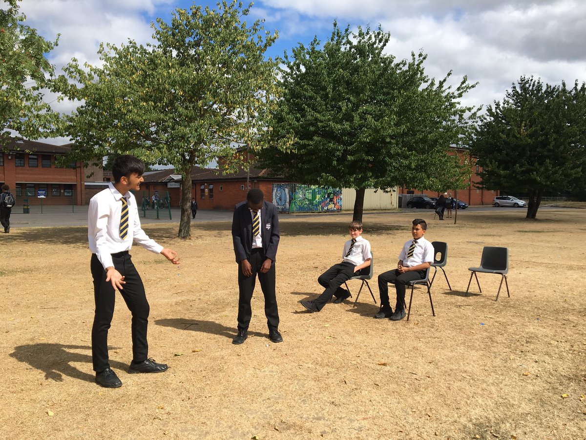 Really lovely last lesson with Year 9 today. Very mature site specific theatre.  @ACOMrHouse <a href="/SpringwestA/">Springwest Academy 💙</a>