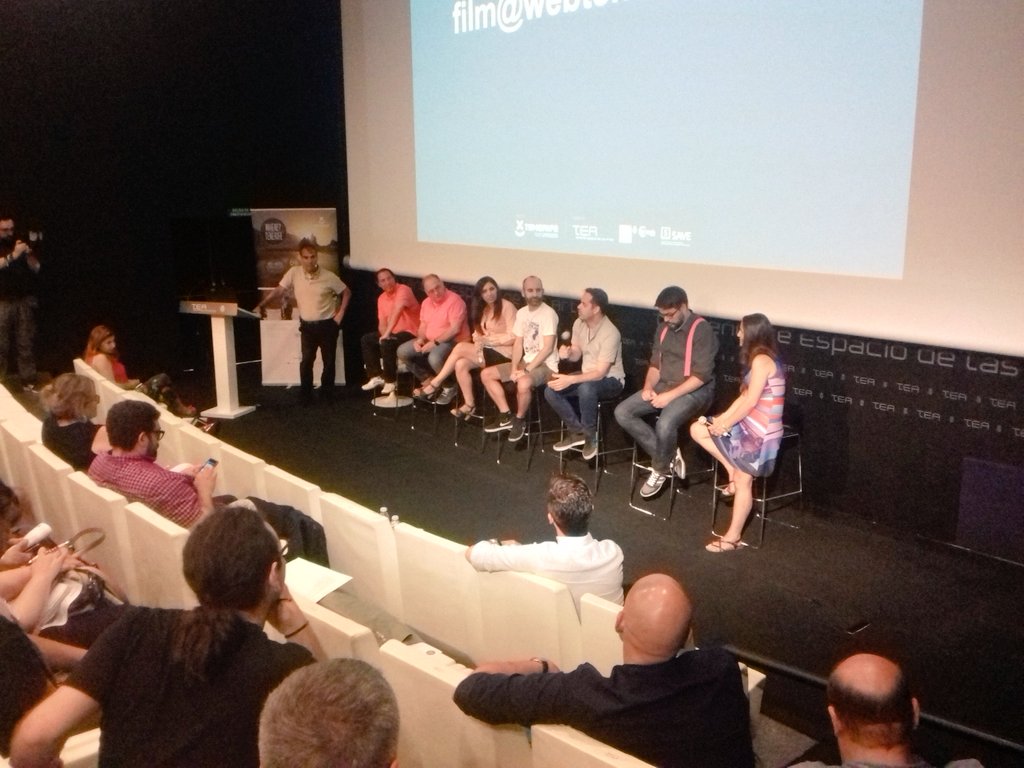 INbusinessTF's tweet photo. Llega el momento en el que el público presente en la jornada inaugural de #IWantYouForAnimation puedan preguntar sus inquietudes a los estudios de #animación. #Tenerife2030 https://t.co/T4lpM2TldE