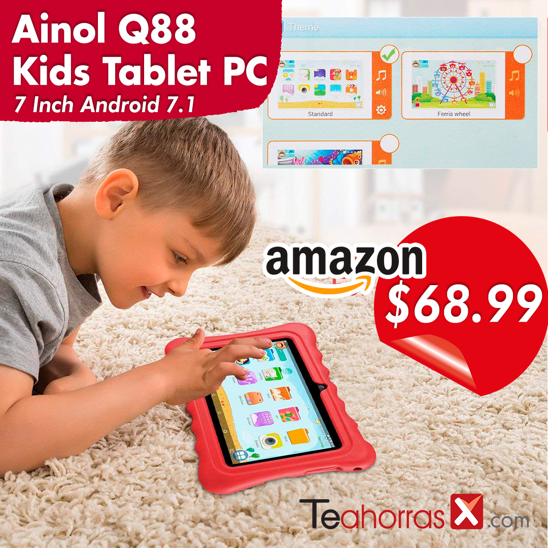 TeAhorrasX's tweet photo. ¡Se acerca el día del niño! Adquiere esta tablet especial para niños con sistema Android y cámara. Incluye juegos y actividades especiales. ¿Quieres ahorrar más? Envíala con nosotros directamente de Miami a Panamá 🧒🏻💗 https://t.co/Y5rn7LCYlC