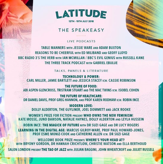 Does representative politics still work? Has the internet ruined a system that was on its last legs? What comes next? <a href="/CassieRobinson/">Cassie</a> explores the future of technology &amp; power with <a href="/carljackmiller/">Carl Miller</a> <a href="/JamieJBartlett/">Jamie Bartlett 🇬🇧</a> &amp; <a href="/JessStacey/">Jessica Stacey</a> in the Speakeasy at <a href="/LatitudeFest/">Latitude Festival</a> on Friday at 12:15