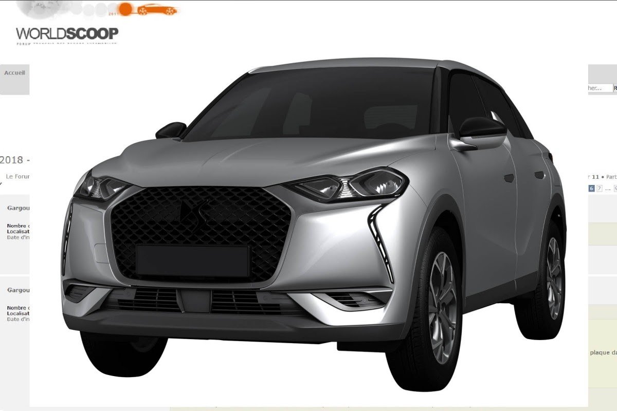 JJODRY's tweet photo. Le design du #DS3Crossback révélé par des brevets de style, en fuite sur le web.

@DS_fr @DS_Official #DS https://t.co/7ucucCBAGT