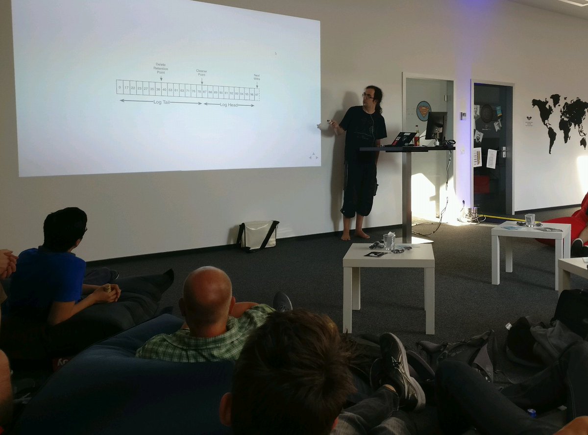 dev_night's tweet image. @stesie23 is introducing us to @apachekafka very interesting 🤓 #DevNight