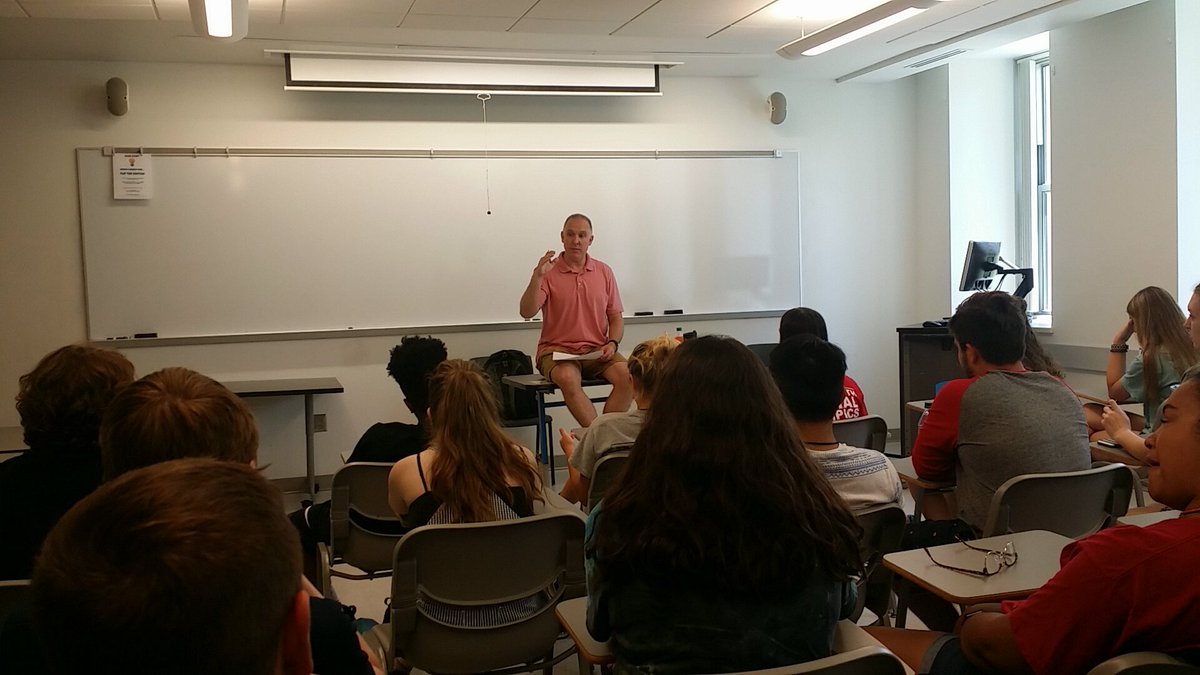 Dr. Kurt Heinlein of <a href="/MSUTheatreDance/">Missouri State University Theatre & Dance Dept</a> spoke today about College 101 and Public Affairs and it was AWESOME! "Everything you do is an implication of who you are". #MPAA2018 #tipsforsuccess #greatergood #College101