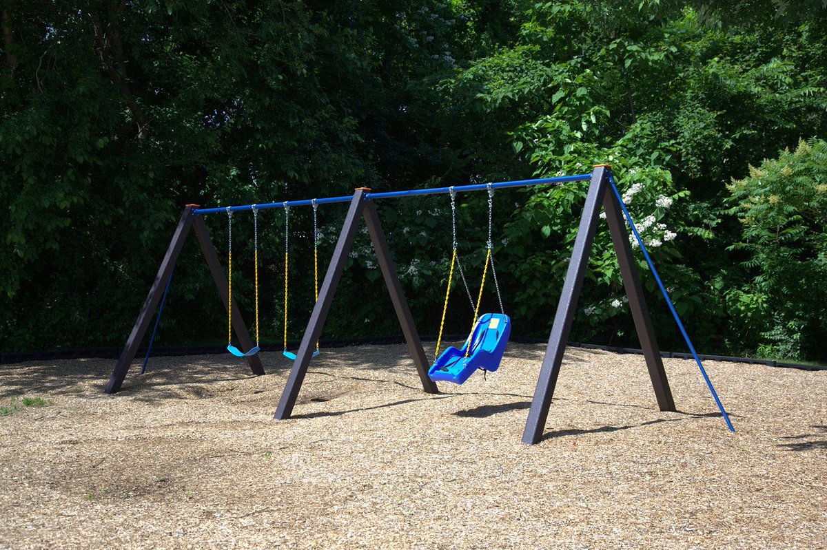 Get in the social swing of things and LIKE &amp; FOLLOW our page!  
#swings #outdoorplay #playgrounds