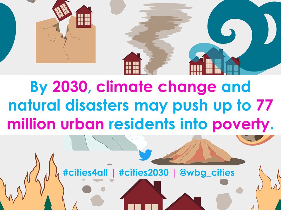 #Cities have become the world’s major growth engine. BUT the speed and scale of #urbanization brings tremendous challenges. What are some of these challenges? wrld.bg/bijt30kRWOY #WUF9 #ClimateChange