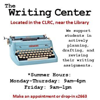 SBCCWritingCent's tweet photo. We're open for Summer Session 2. Come on down! https://t.co/PF1H3VQv1l