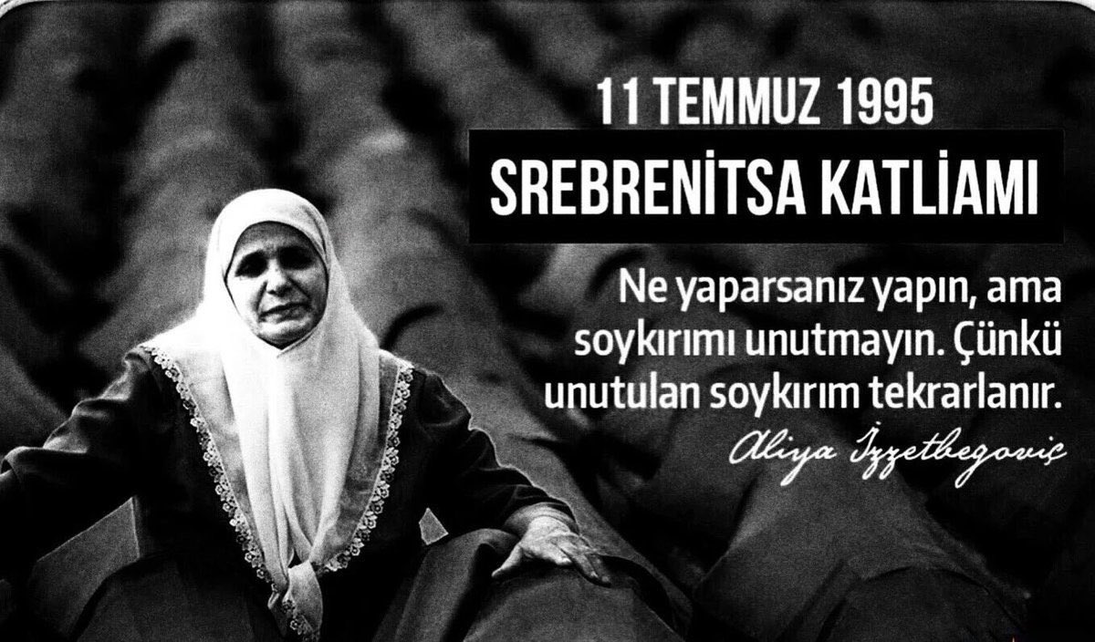 Avrupa'nın göbeğinde bir soykırım yaşanalı 23 yıl oldu. Unutmayın!
#Srebrenitsa
#SrebrenitsaAğlıyor