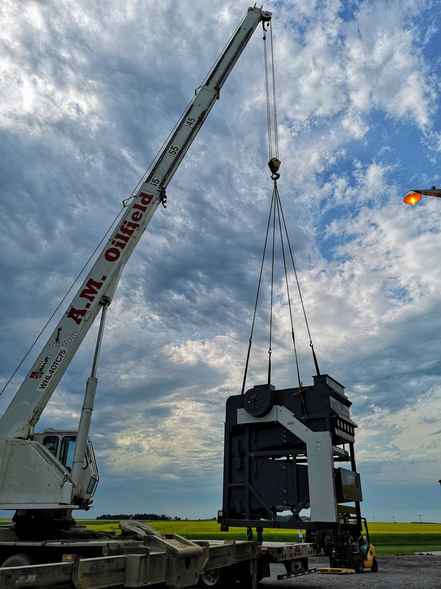 New air and screen machine coming in.