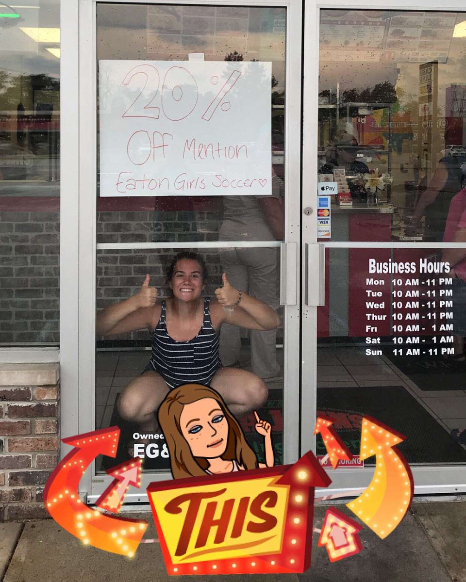 Only an hour left come get your pizza!!!💜💛