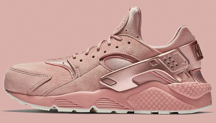 pink suede huaraches