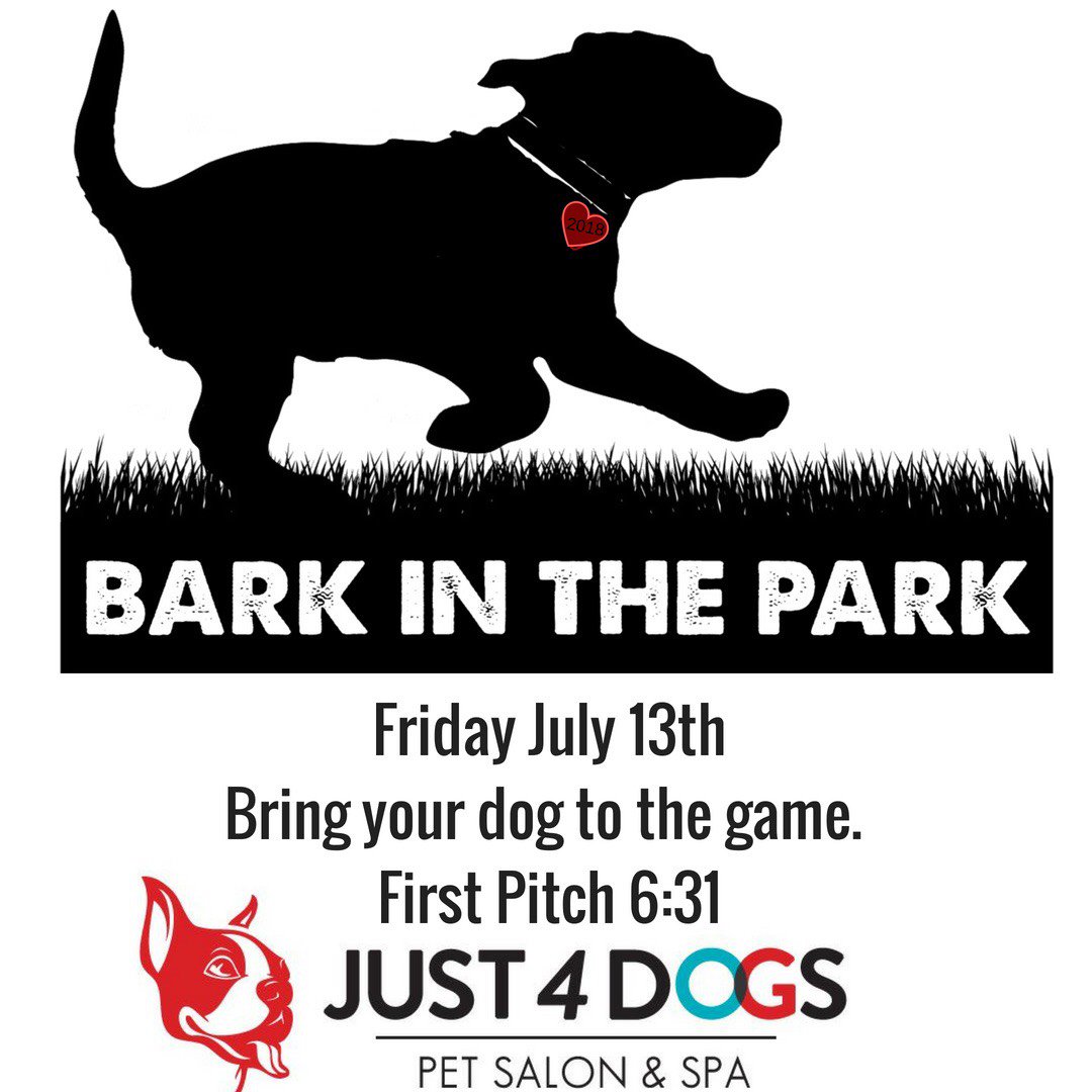Spend the dog days of summer with your four-legged friend at <a href="/OsceolaStadium/">Osceola Stadium</a> Friday, July 13th for our #BarkInThePark! The first 50 fans with dogs receive a free dog bowl sponsored by Just 4 Dogs! 🐶

BUY 🎟👉  bit.ly/2uj0WVs