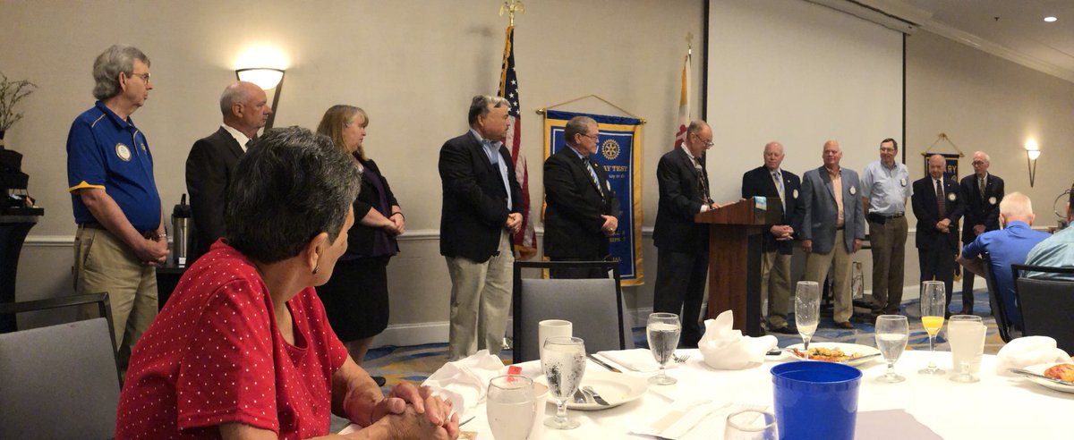 ParoleRotary's tweet image. Henry Riser was inducted today as new President of Parole Rotary. Pictured below is his new board.