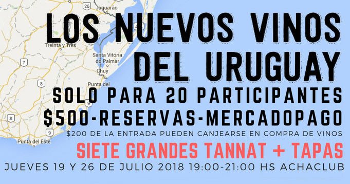 SECCIÓN NOVEDADES de El Ángel del Vino
Nuevos Vinos del Uruguay en Acha Club <a href="/AchaClub/">Acha Club</a> <a href="/jlroca/">Juan López-Roca</a> <a href="/danroc/">Daniel López Roca</a> 
angelyvino.blogspot.com/p/veni-conocer…