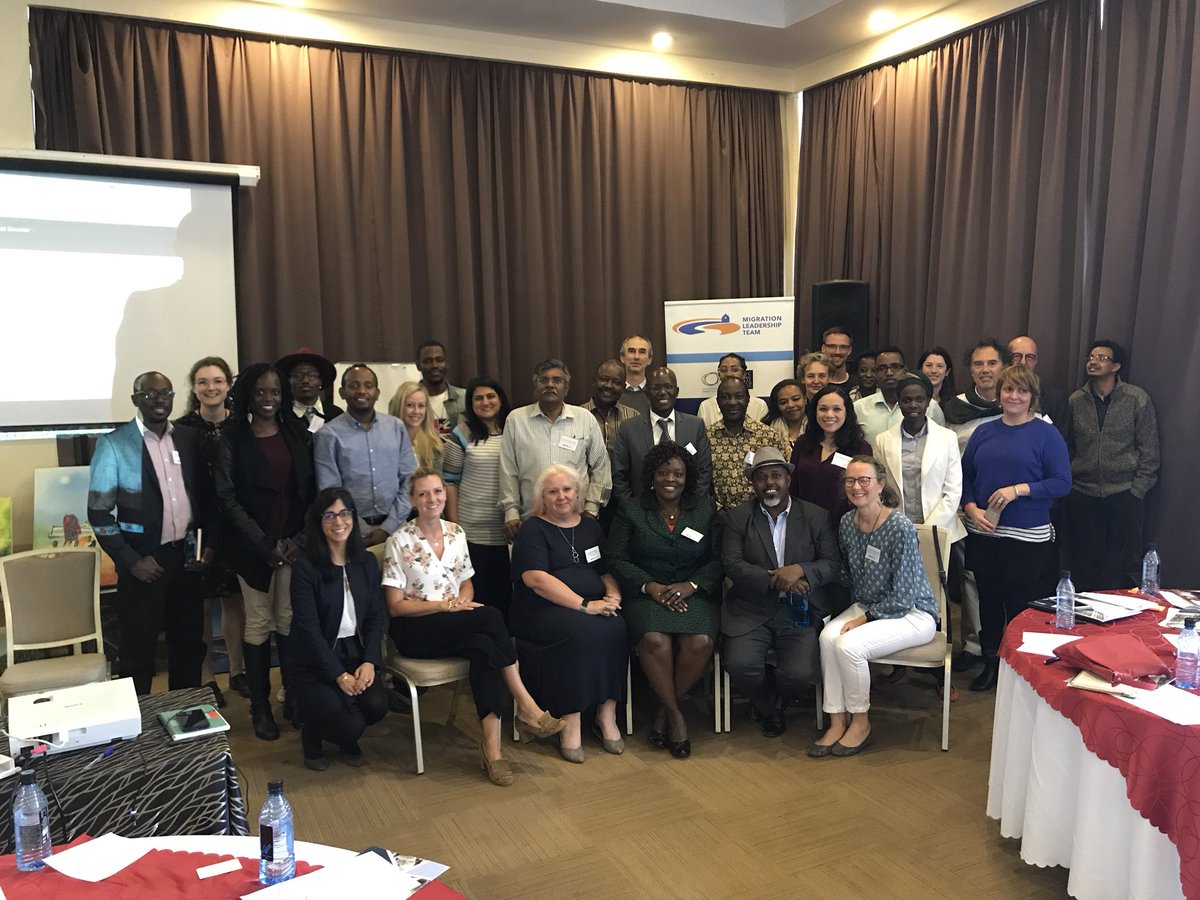 migration_team's tweet photo. Fascinating first day bridging arts and sciences at our Nairobi #MigrationConversations - thanks all and see you all tomorrow! #migration #refugees #migpol @ESRC @ahrcpress @ndula_victor @OCTOPIZZO @CKerf @lhammondsoas @_LouisaBrain @JenniferAllsopp @LIDC_UK https://t.co/gHYrOfrZgZ