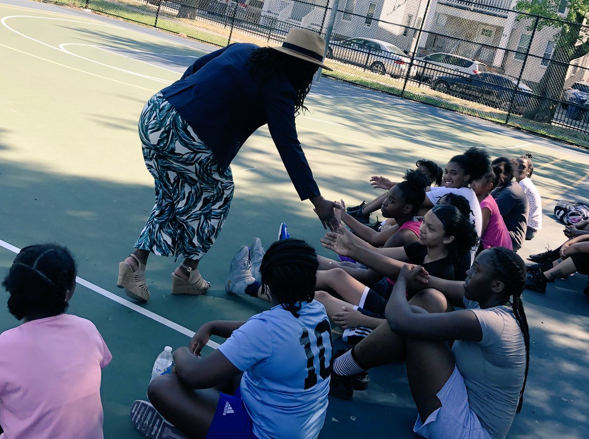 SuperBaston's tweet photo. Day 2 of the G3 summer clinic was excellent. The best part of today was having @AyannaPressley speak to the girls &amp; officers. She was so moving &amp;  inspiring to every single one of us! Ty for making us feel empowered &amp; proud #sisterhood #selfempowered #dedication #changecantwait https://t.co/5cBVK3S9uJ
