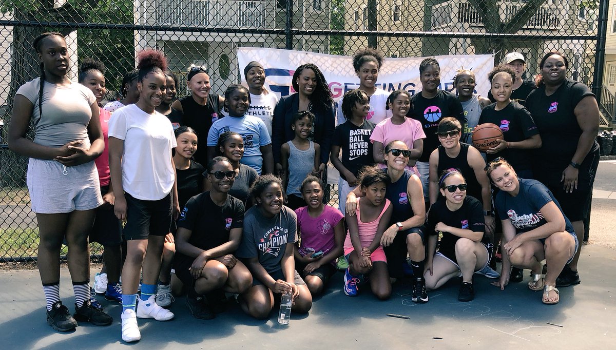 SuperBaston's tweet photo. Day 2 of the G3 summer clinic was excellent. The best part of today was having @AyannaPressley speak to the girls &amp; officers. She was so moving &amp;  inspiring to every single one of us! Ty for making us feel empowered &amp; proud #sisterhood #selfempowered #dedication #changecantwait https://t.co/5cBVK3S9uJ