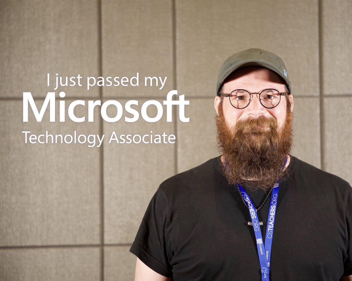 CertScott's tweet photo. Best beard of the show. #CSTA2018 #PassedMyMTA @csteachersorg https://t.co/dW2sDF2vWG