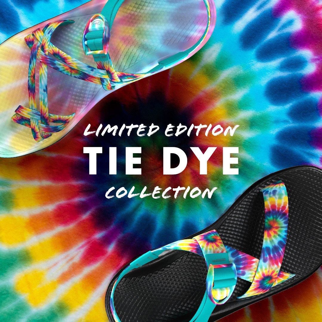 tie dye chacos