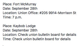 It's General Membership Meeting time again. The next meetings are tomorrow. Gather up some co-workers and come find out what's going on. The more the merrier!