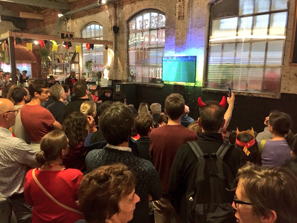 wflorizoone's tweet photo. Spanning is te snijden in #hal5 #Leuven #FRABEL https://t.co/DFXb3TSeoE