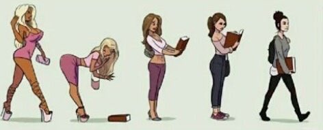 no sabía yo que leyendo se te hacían más pequeñas las tetas