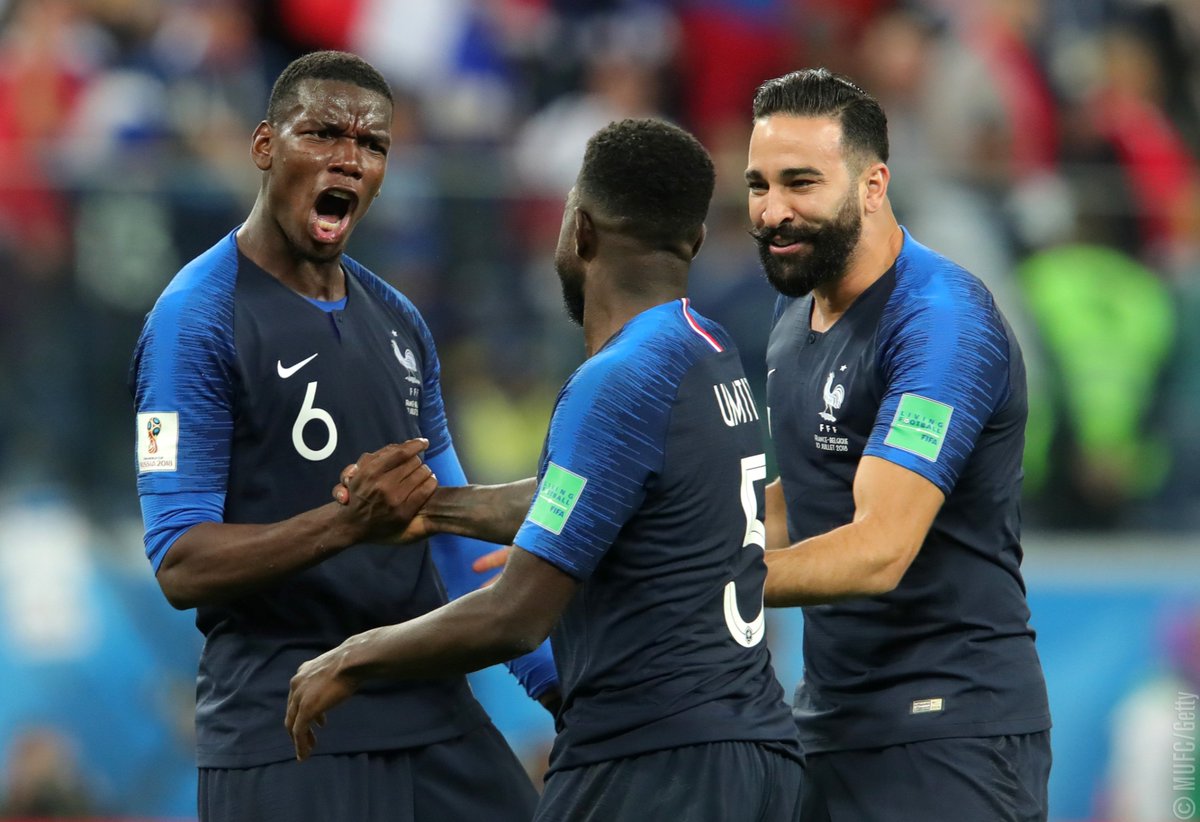 .@PaulPogba is a #WorldCup finalist!!! Well in, Paul 🙌🙌