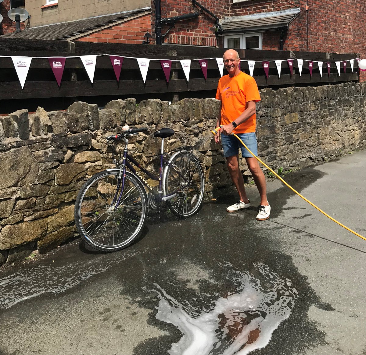 GillianAlzUK's tweet photo. A huge well done and thank you to all at #highpeak @homeinstead who raised £200 for @ARUKnews to help #defeatdementia https://t.co/HjY7ni117b