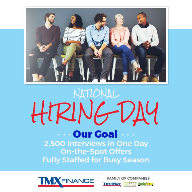 2 more days’ till #NationalHiringDay on July 12th 5-7pm! This one-day, all-hands-on-deck, hiring event complete with in-person interviews and on-the-spot hiring is going to be epic! Be sure to check-in each day for a message from the team! ow.ly/JMyq30kSVoV
