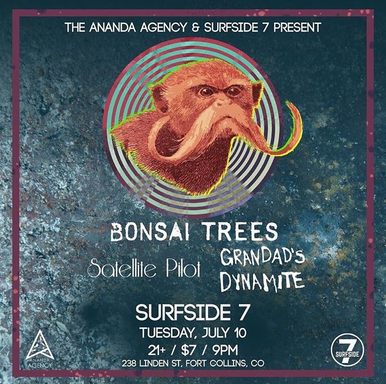 surfsideseven's tweet photo. TONIGHT!
another rad Ananda Event.
Bonsai Trees / Satellite Pilot / Grandad’s Dynamite #freeodellsforfirst5folks https://t.co/tAEUYDvlH2
