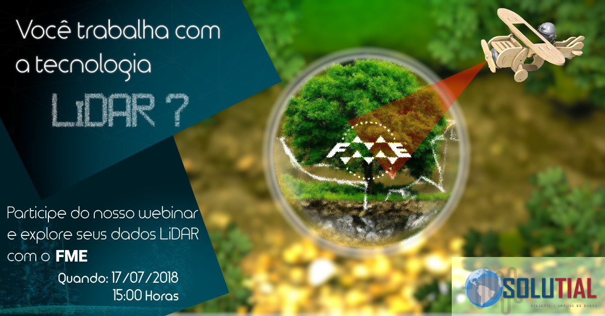 solutial_br's tweet photo. Quer saber mais como trabalhar com dados LiDAR e FME?
Inscreva-se no nosso webinar e saiba mais!
https://t.co/eQQtzdVAgQ 

Quando: 17/07/2018 
Que horas: 15:00 horas 
Tempo Investido: 45 minutos
@SafeSoftware https://t.co/4ynYmWo6Xs