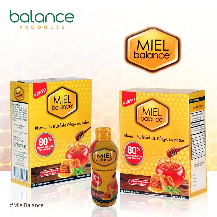 BalanceProduct's tweet photo. Y para que #DisfrutadelaMielTodosLosDias te ofrecemos nuestras tres presentaciones de #MielBalance Nuestra versión de 50 unidades en polvo, la de 100 unidades en polvo y nuestra versión líquida de 180ml #Ecuador #BalanceProducts #ProductosconValorAgregado https://t.co/ZIxLDhh7kn